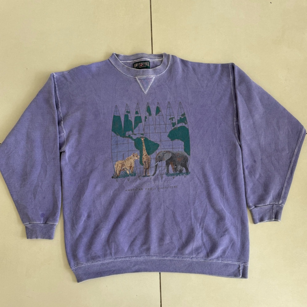 Vintage 90s American Eagle Outfitters Heathered Sweatshirt